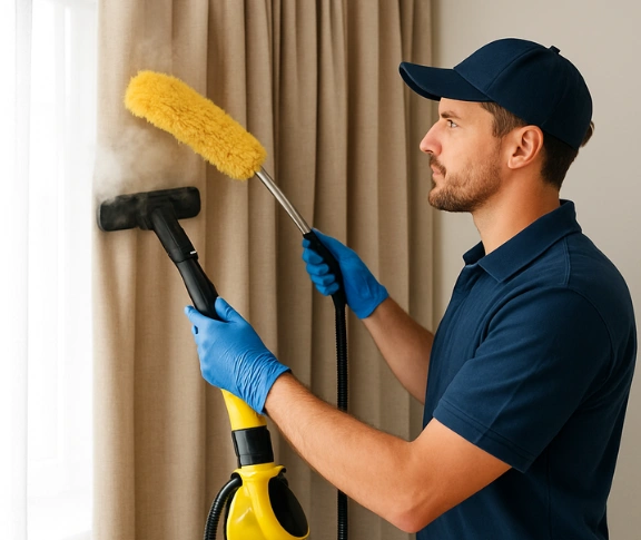 Trusted drapes cleaning technician Matty Curtain Cleaning mentone-vic QLD