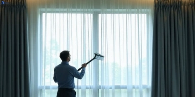 Commercial drapes cleaning service mentone-vic hotels offices