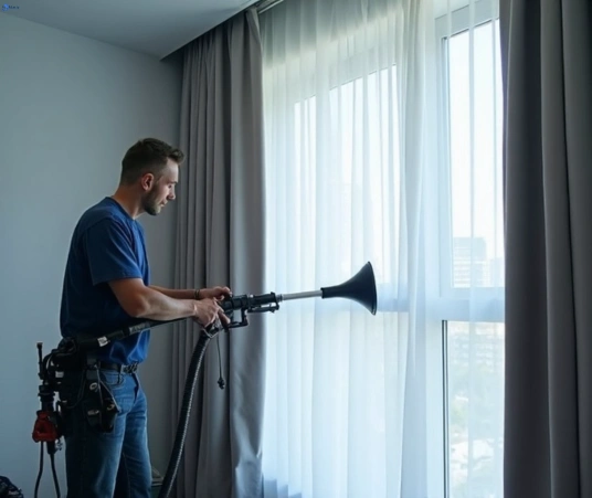 Professional drapes cleaning process tools Matty Curtain Cleaning mentone-vic