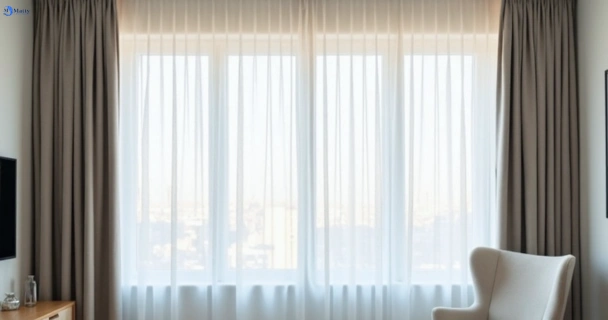 Restored vibrant drapes in mentone-vic QLD after Matty Curtain Cleaning